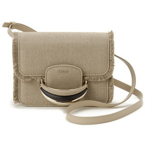 Chloe Shoulder Bag Leather Sand Kattie